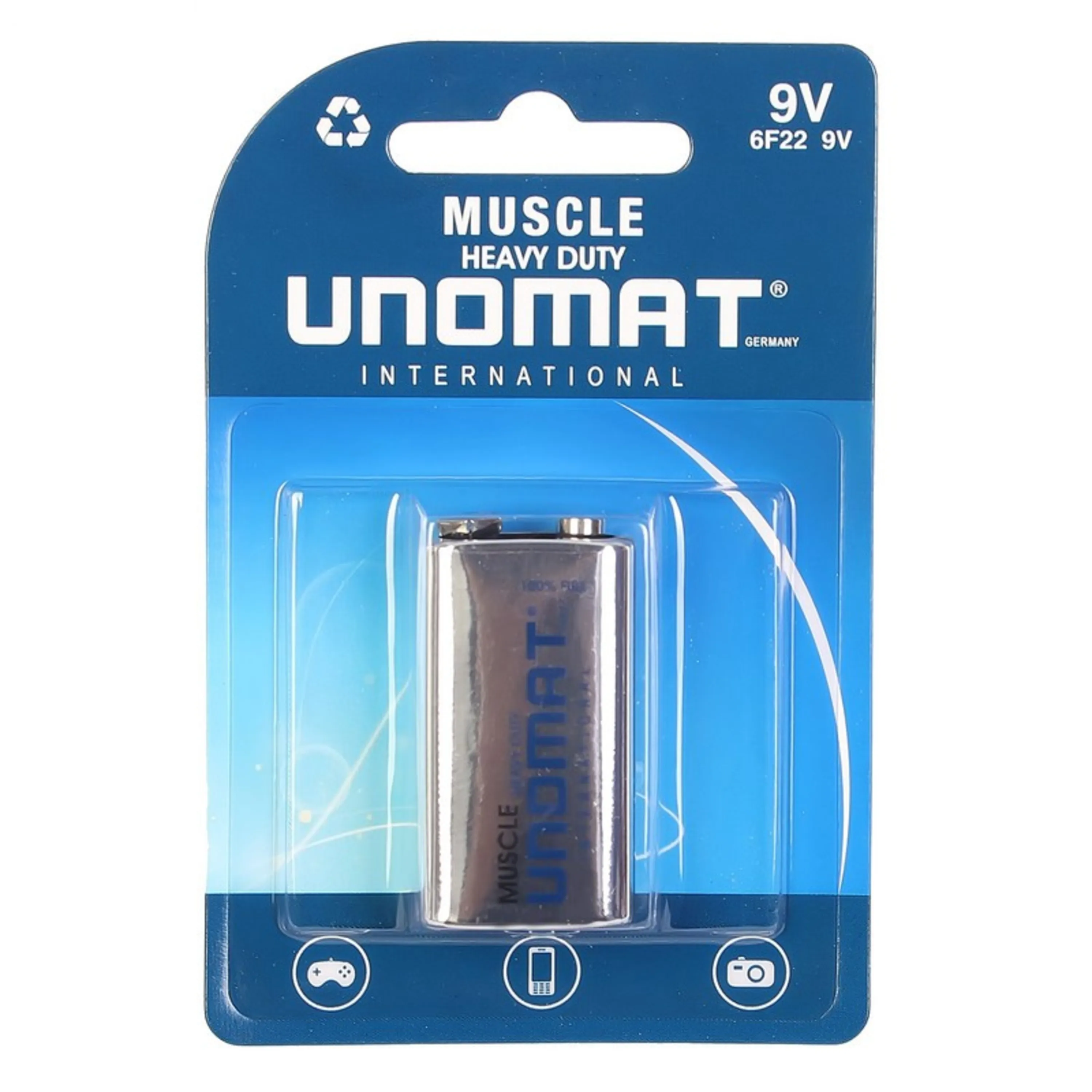 باتری کتابی یونومات مدل KT-020471 | Muscle 6F22